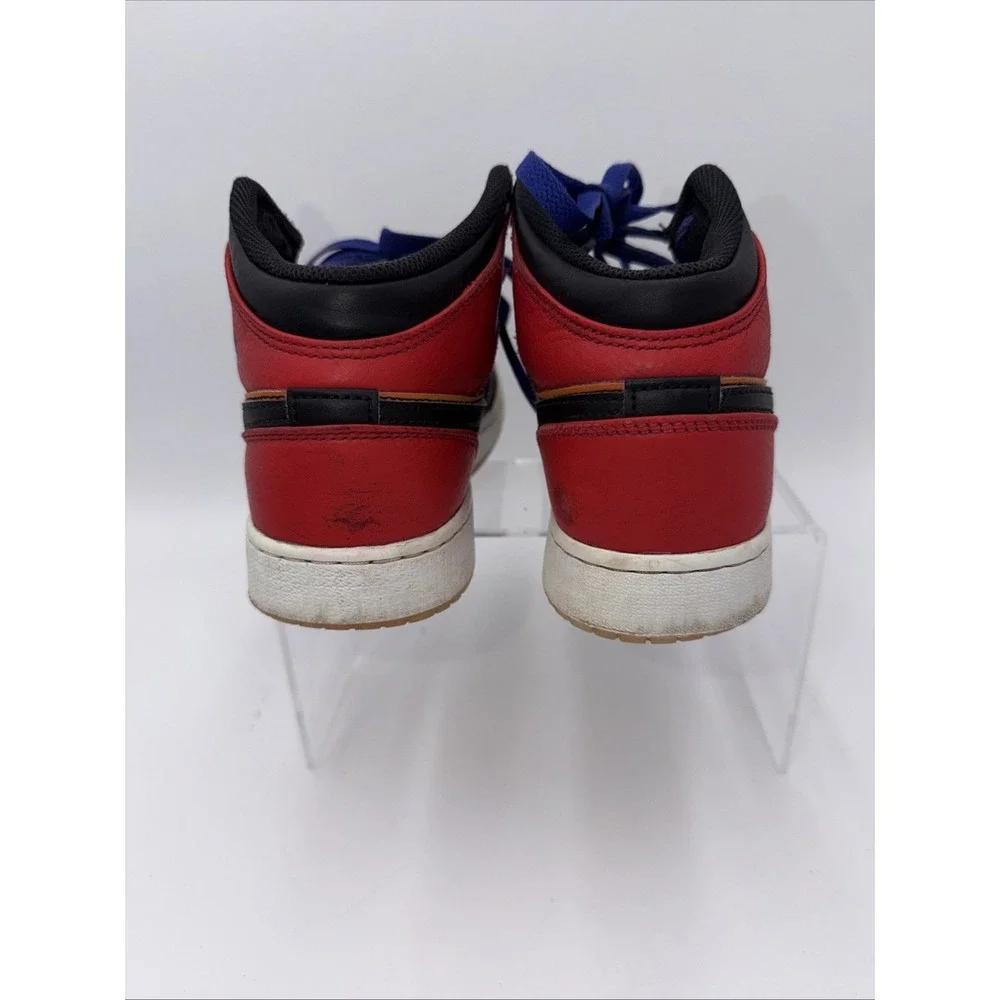 Nike Air Jordan‎ 1 Mid Skyline Youth | Size 5.5Y | Concord Black/Red/Blue